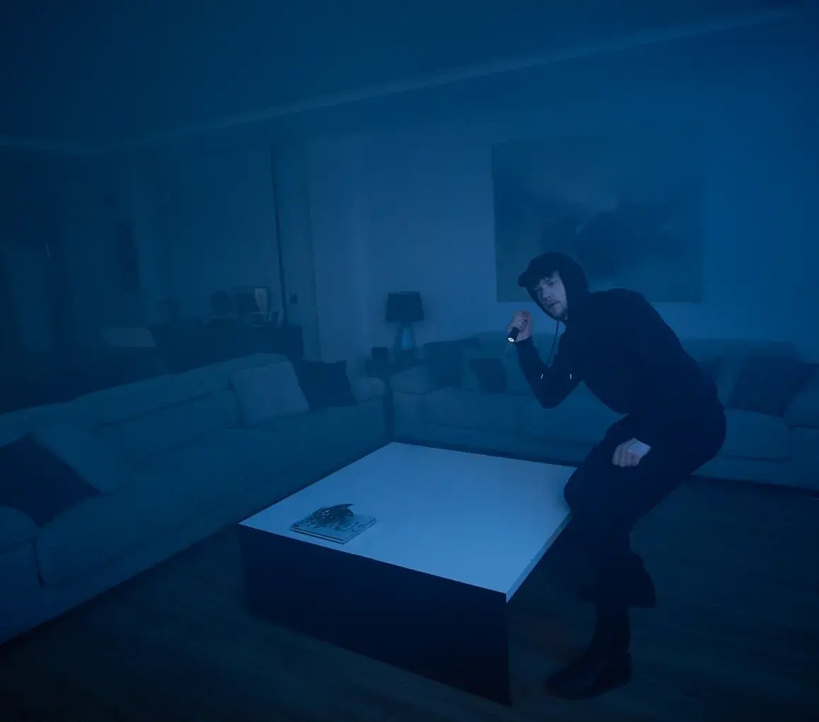 Älykäs ja herkkä liiketunnistin tunnistaa liikkeen