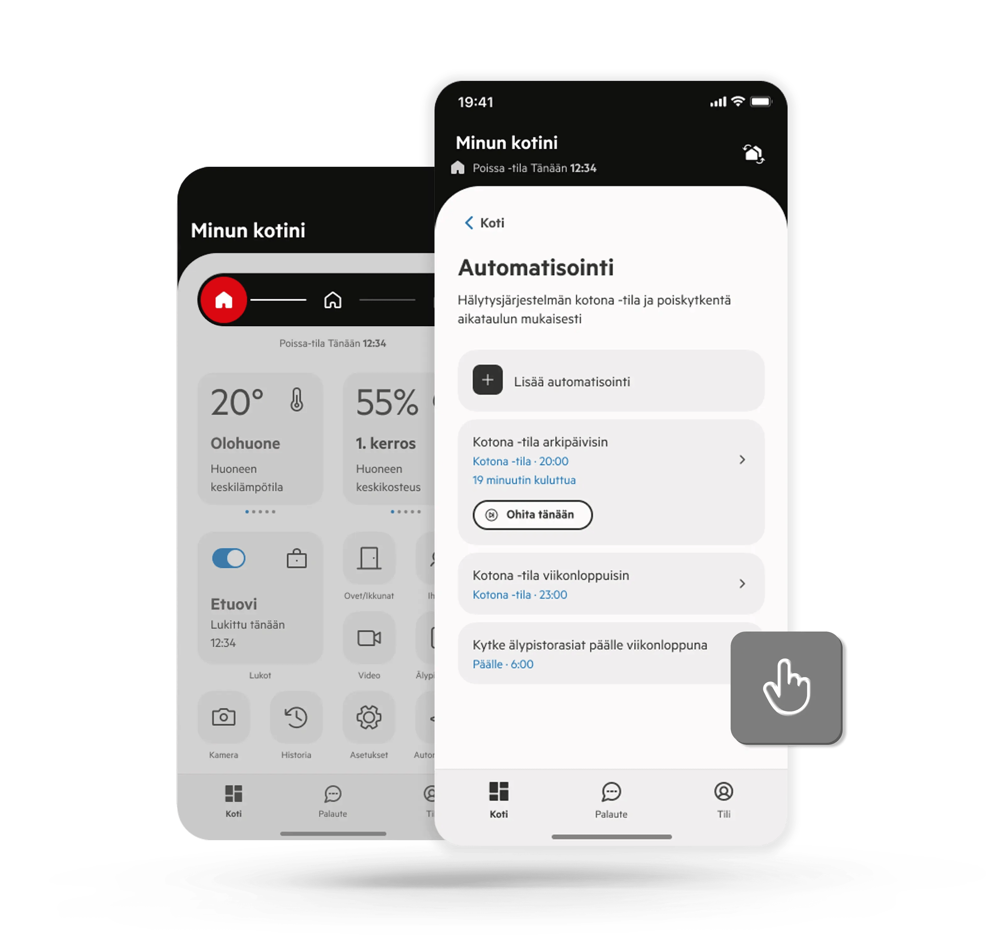 Luo hälytysjärjestelmälle automatisoituja toimintoja