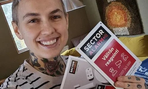Nata suojasi kotinsa Sector Alarmin hälytysjärjestelmällä