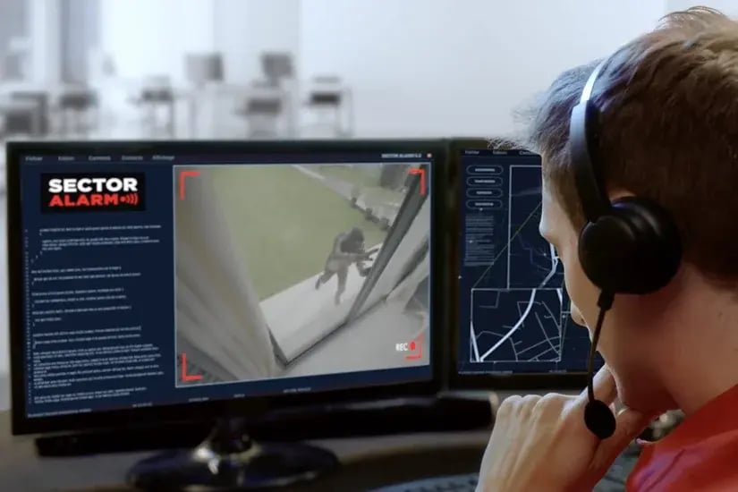 Hälytyskeskus reagoi hälytyksiin välittömästi 24/7