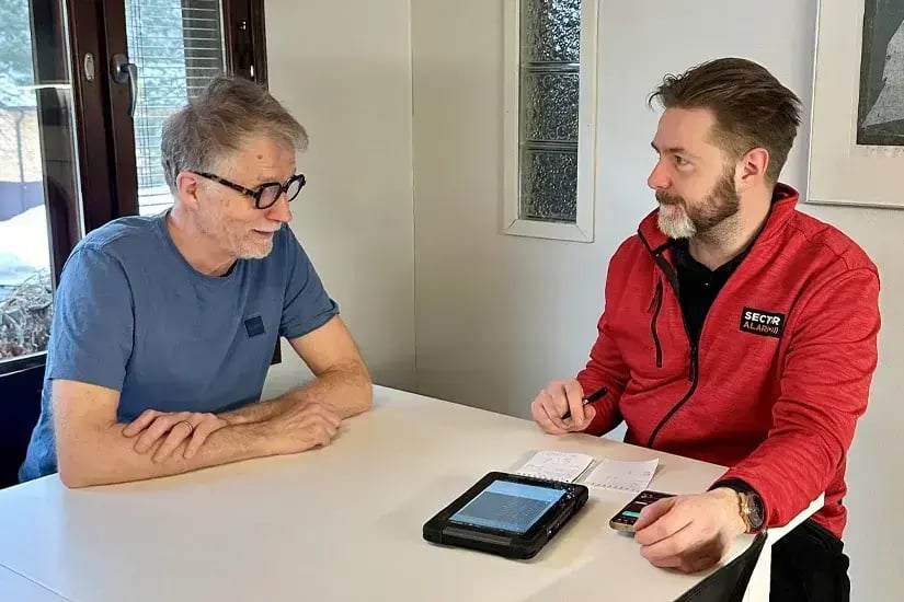 Ari oli Suomen Sector Alarmin ensimmäinen asiakas