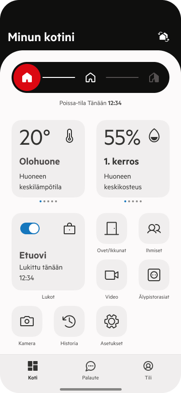 Kytke hälytykset päälle tai pois