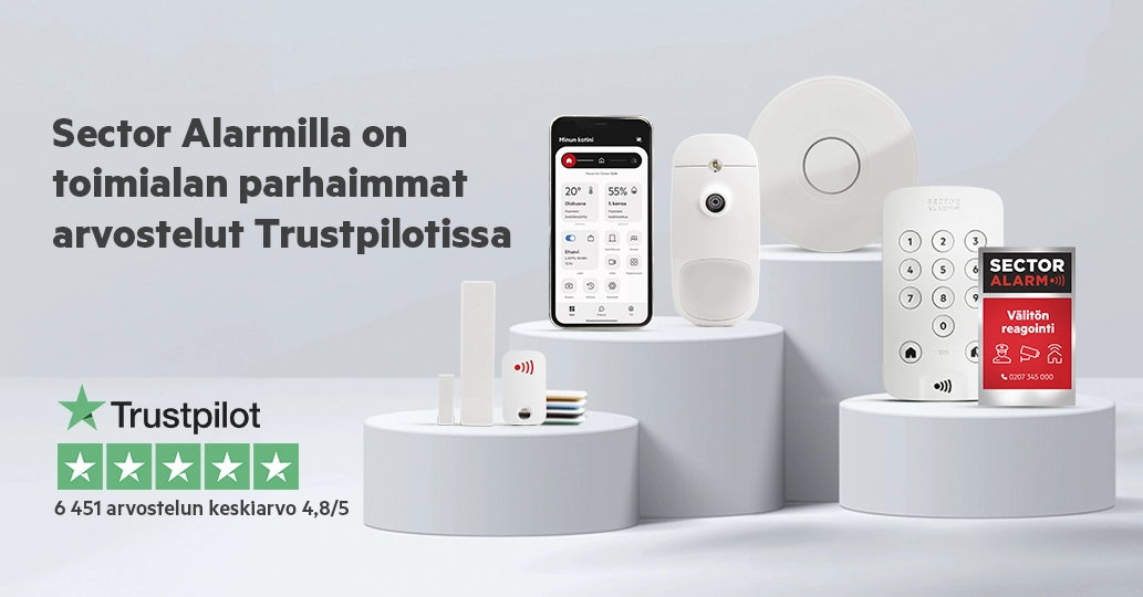 Sector Alarm on palkittu ja luotettava hälytysjärjestelmien toimittaja