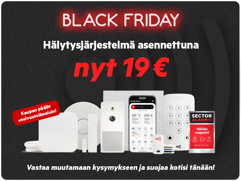 Suojaa kotisi paloilta ja murroilta