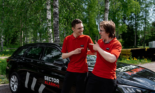Myyjänä Sector Alarmilla