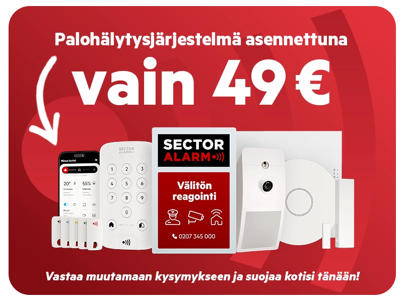 Suojaa kotisi paloilta