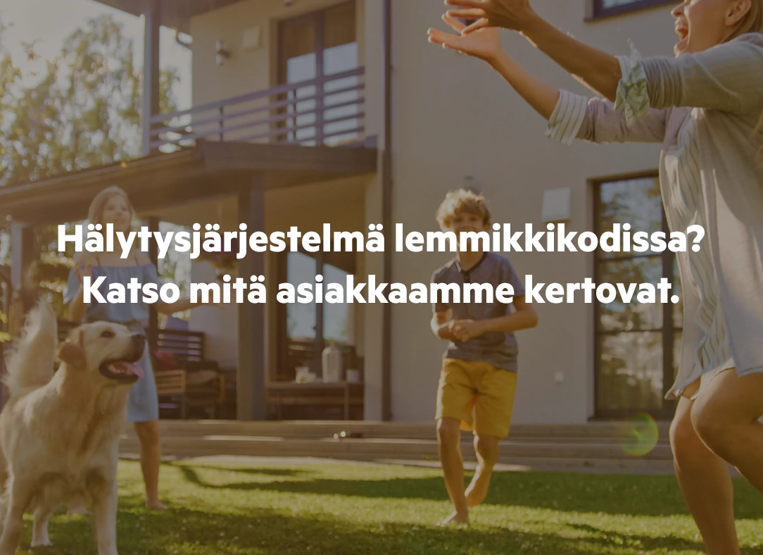 Halytysjärjestelmä lemmikkikotiin
