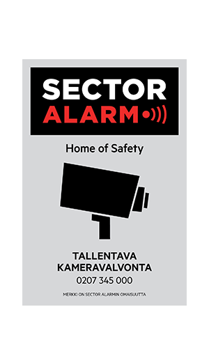 Sector Alarmin tarrat kertovat, että kotisi on suojattu
