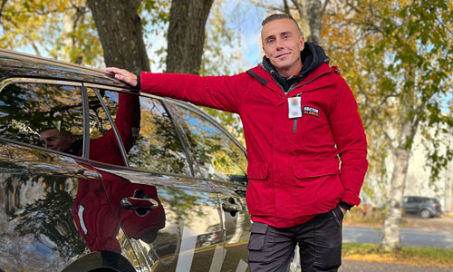 Sector Alarmin kenttämyyjä Per-Olof Rydstedt