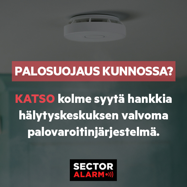 Tuomon kokemuksia kodin hälytysjärjestelmästä