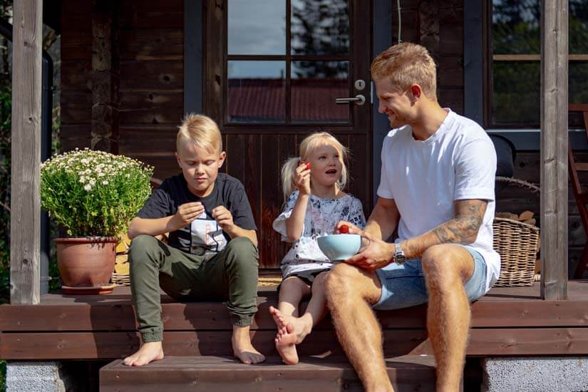 Suojaa vapaa-ajan asunto tai mökki